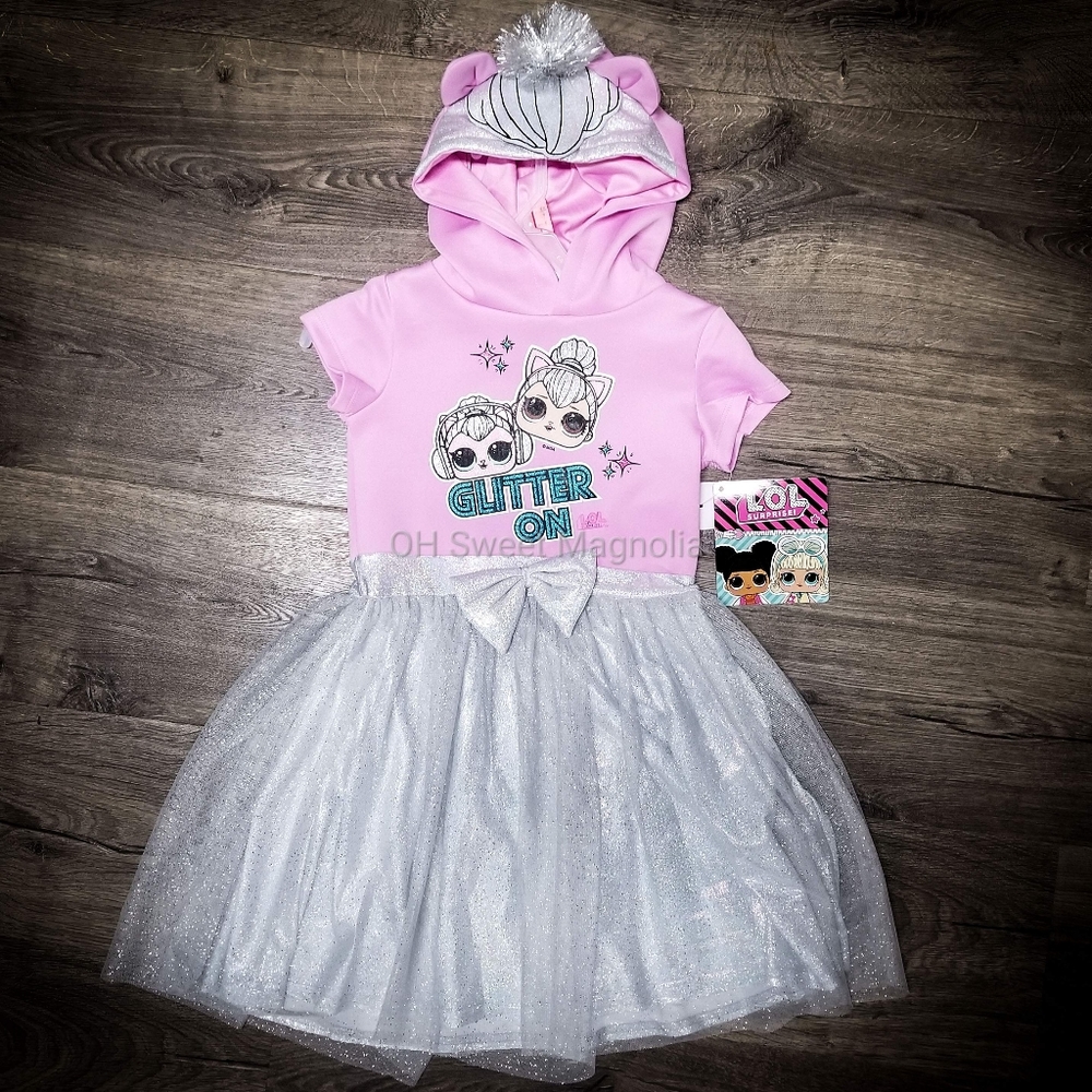 LOL Surprise Kitty Queen Pink Tutu Dress Size 4/5